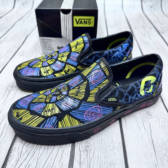 NIB Vans Classic SlipOn
The Nightmare Before Christmas Oogie Boogie Size 7M 8.5W - Picture 1 of 11